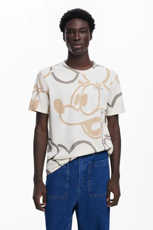 Men Tshirts Desigual Mickey Mouse Tshirt