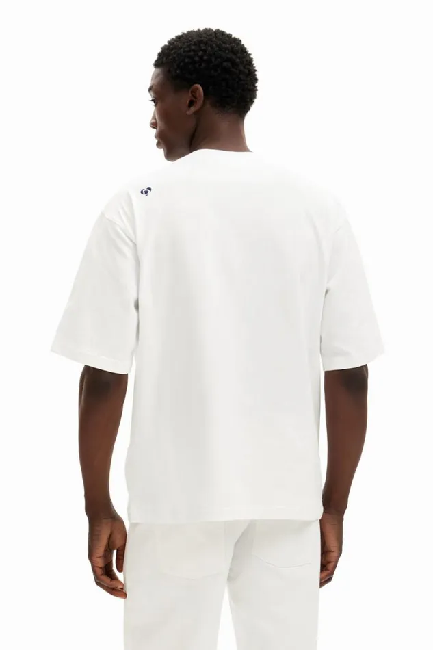 Men Tshirts Desigual Tshirt With Central Patch