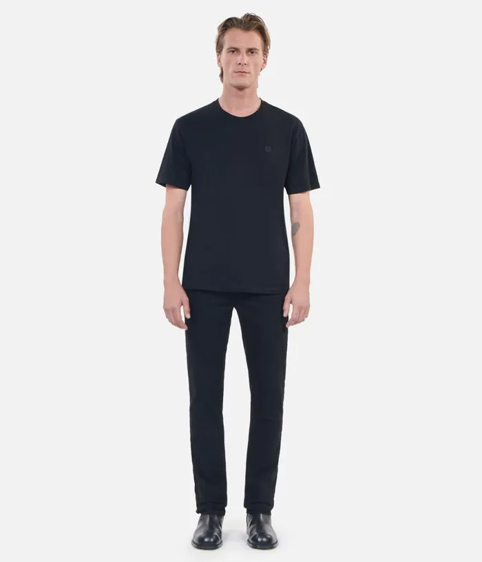 Men Tshirts THE KOOPLES Black Blazon Tshirt Men Tshirts THE KOOPLES Black Blazon Tshirt