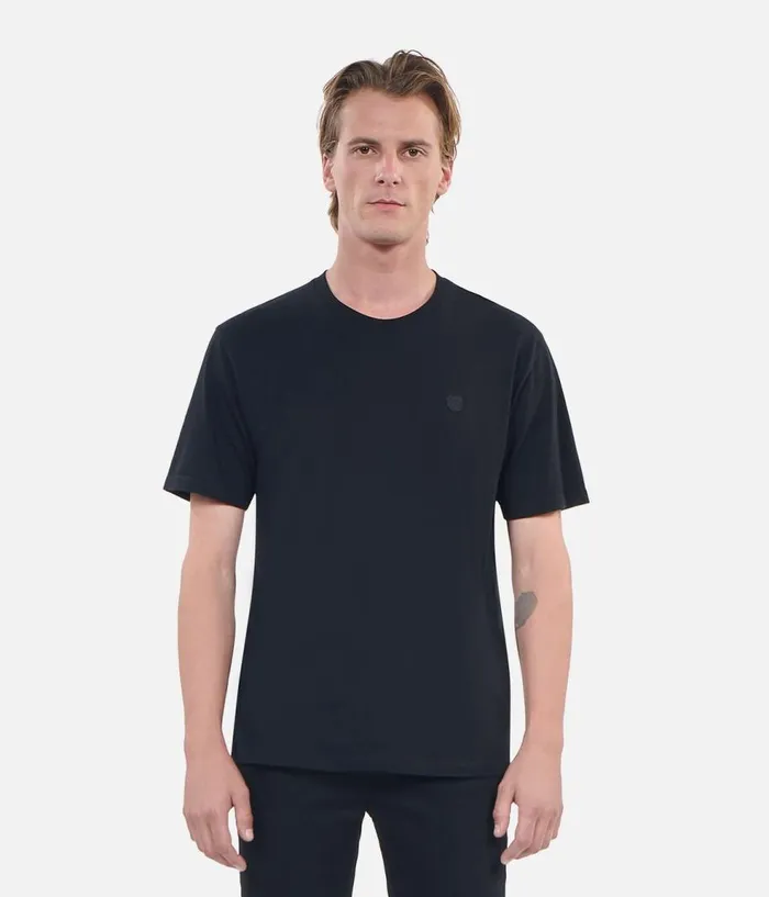 Men Tshirts THE KOOPLES Black Blazon Tshirt Men Tshirts THE KOOPLES Black Blazon Tshirt