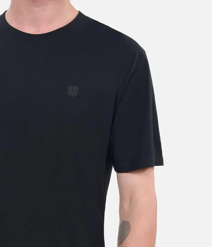 Men Tshirts THE KOOPLES Black Blazon Tshirt Men Tshirts THE KOOPLES Black Blazon Tshirt