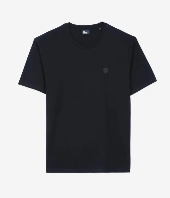 Men Tshirts THE KOOPLES Black Blazon Tshirt Men Tshirts THE KOOPLES Black Blazon Tshirt