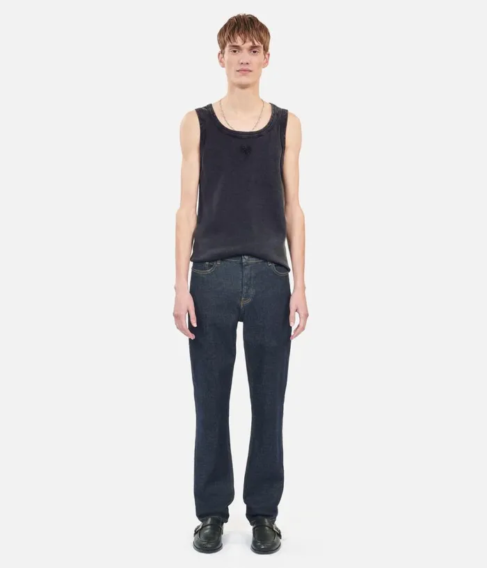 Men Tshirts THE KOOPLES Black Heart Tank Top Men Tshirts THE KOOPLES Black Heart Tank Top