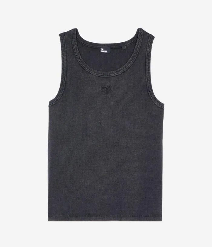 Men Tshirts THE KOOPLES Black Heart Tank Top Men Tshirts THE KOOPLES Black Heart Tank Top