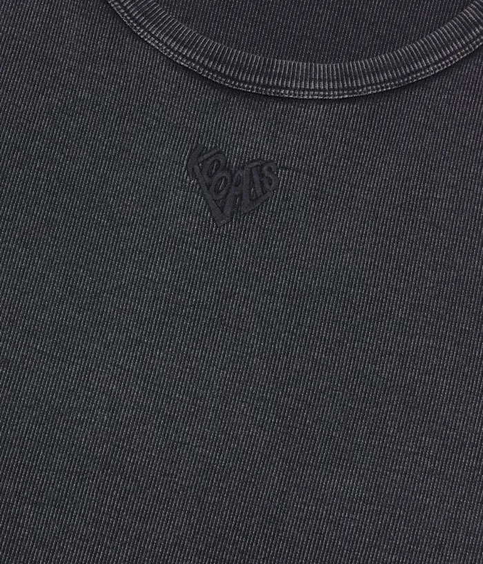 Men Tshirts THE KOOPLES Black Heart Tank Top Men Tshirts THE KOOPLES Black Heart Tank Top