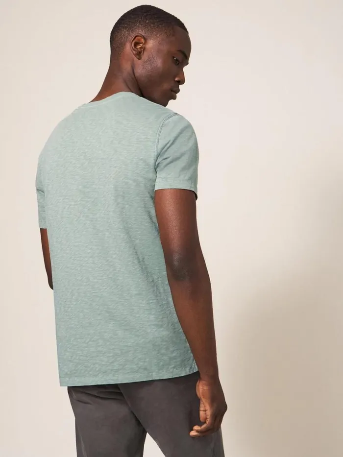 Men TSHIRTS White Stuff Abersoch Short Sleeve Tee Dusty Green Men TSHIRTS White Stuff Abersoch Short Sleeve Tee Dusty Green