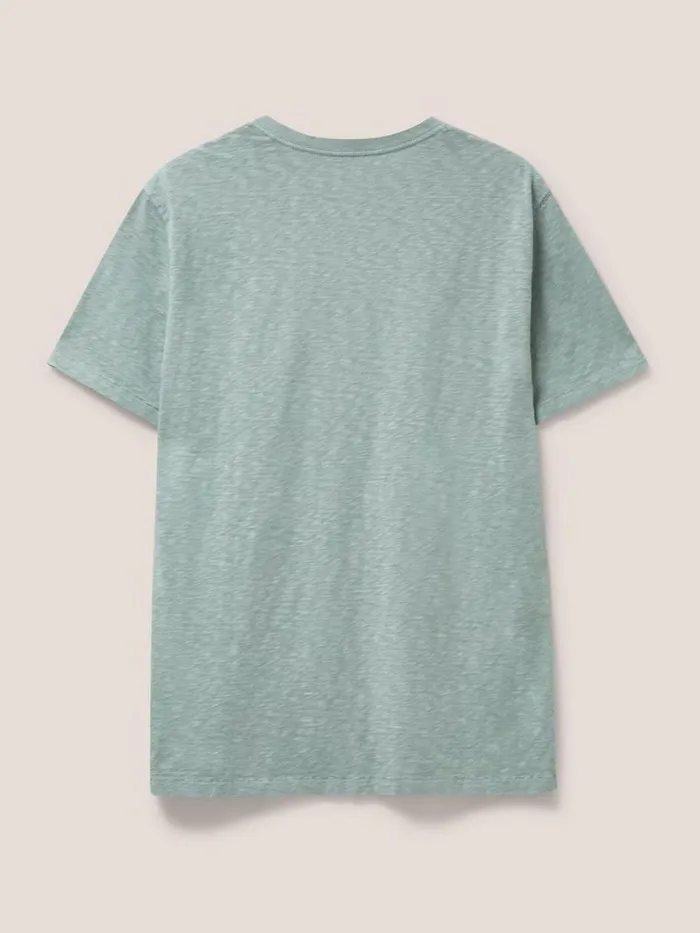 Men TSHIRTS White Stuff Abersoch Short Sleeve Tee Dusty Green Men TSHIRTS White Stuff Abersoch Short Sleeve Tee Dusty Green