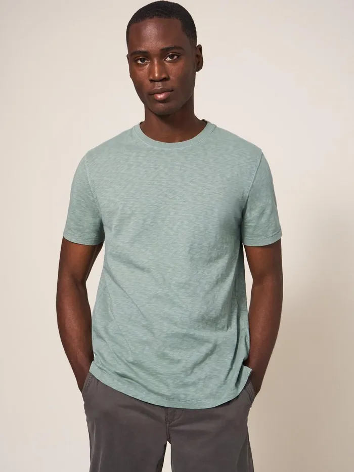 Men TSHIRTS White Stuff Abersoch Short Sleeve Tee Dusty Green Men TSHIRTS White Stuff Abersoch Short Sleeve Tee Dusty Green
