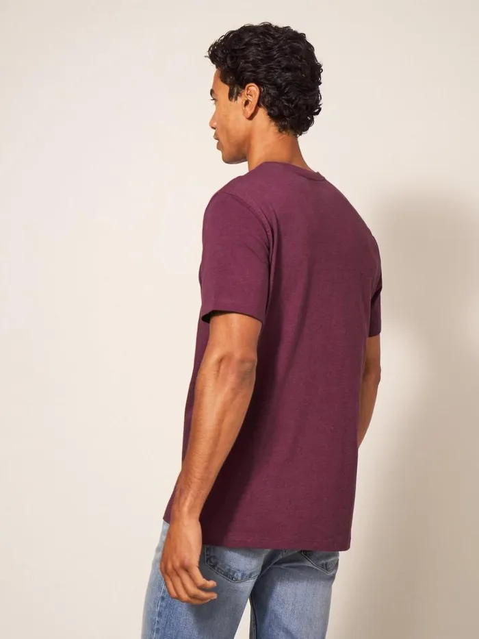 Men TSHIRTS White Stuff City Cruiser Graphic Tshirt Mid Plum Men TSHIRTS White Stuff City Cruiser Graphic Tshirt Mid Plum