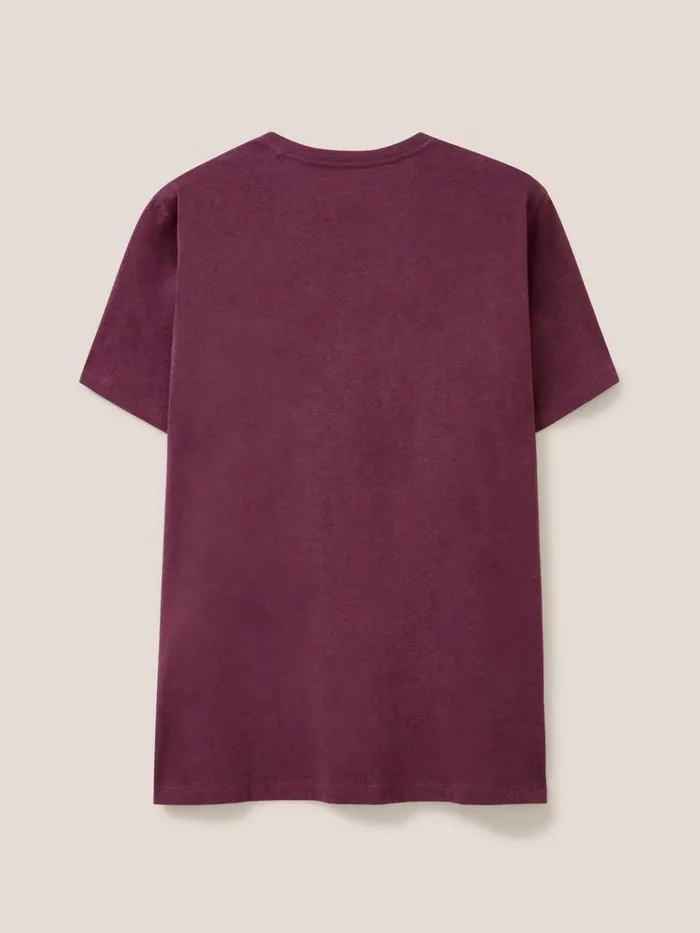 Men TSHIRTS White Stuff City Cruiser Graphic Tshirt Mid Plum Men TSHIRTS White Stuff City Cruiser Graphic Tshirt Mid Plum