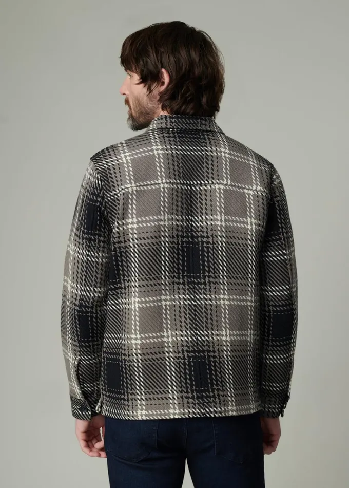 Men Tops Tees Joe039s Jeans LEON PLAID OVERSHIRT Shadow Plaid