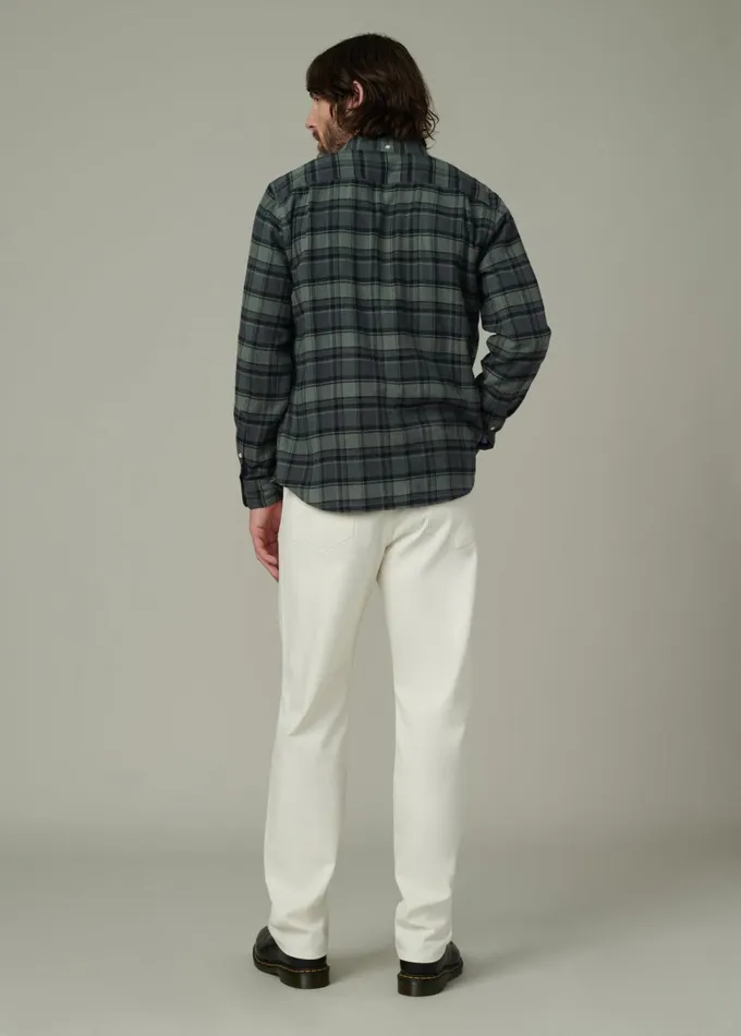 Men Tops Tees Joe039s Jeans OLIVER FLANNEL SHIRT Pewter Plaid
