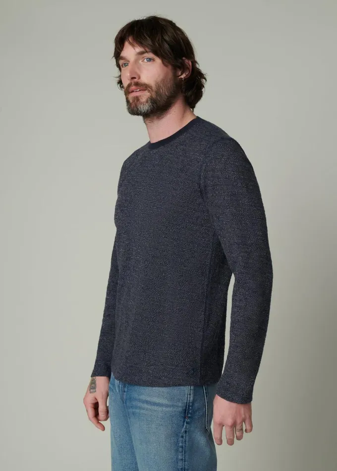 Men Tops Tees Joe039s Jeans TATE LONG SLEEVE CREWNECK Night Sky