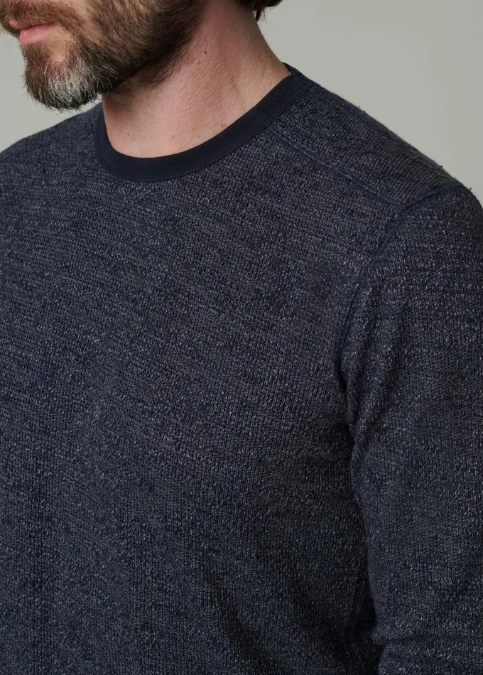 Men Tops Tees Joe039s Jeans TATE LONG SLEEVE CREWNECK Night Sky
