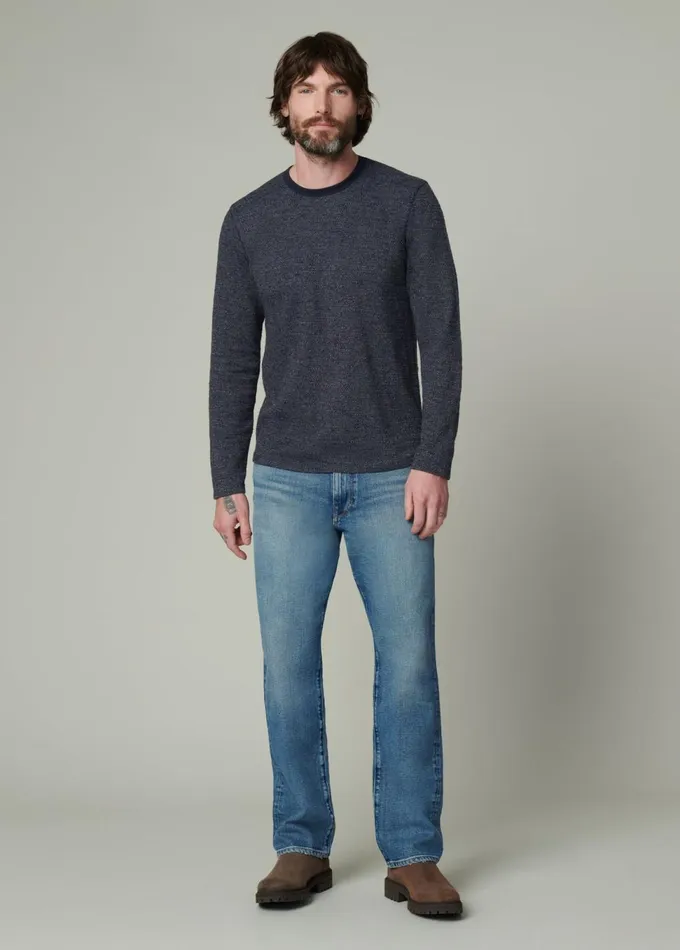 Men Tops Tees Joe039s Jeans TATE LONG SLEEVE CREWNECK Night Sky