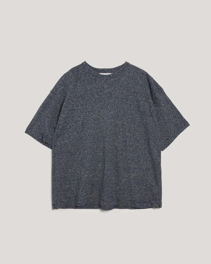 Men Triple TShirt Navy Ecru YMC Tops and TShirts