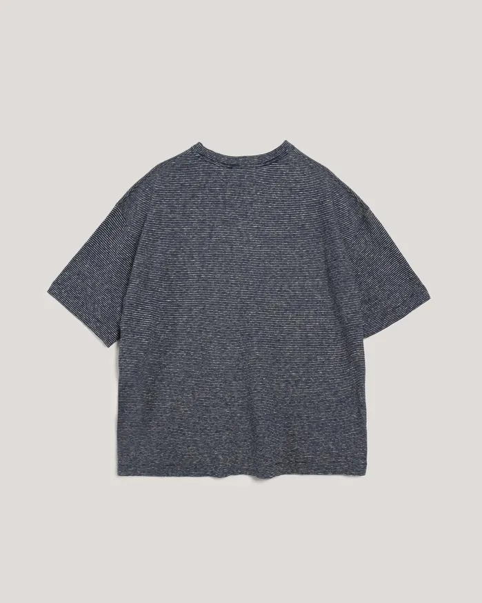 Men Triple TShirt Navy Ecru YMC Tops and TShirts
