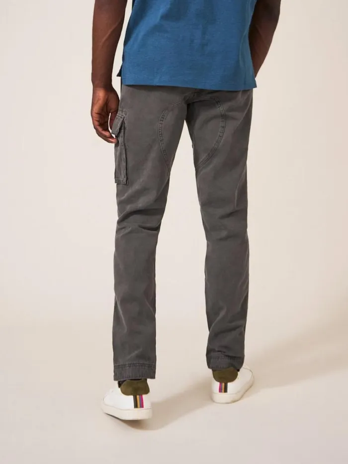 Men TROUSERS White Stuff Kegworth Organic Cargo Trouser Pure Black Men TROUSERS White Stuff Kegworth Organic Cargo Trouser Pure Black