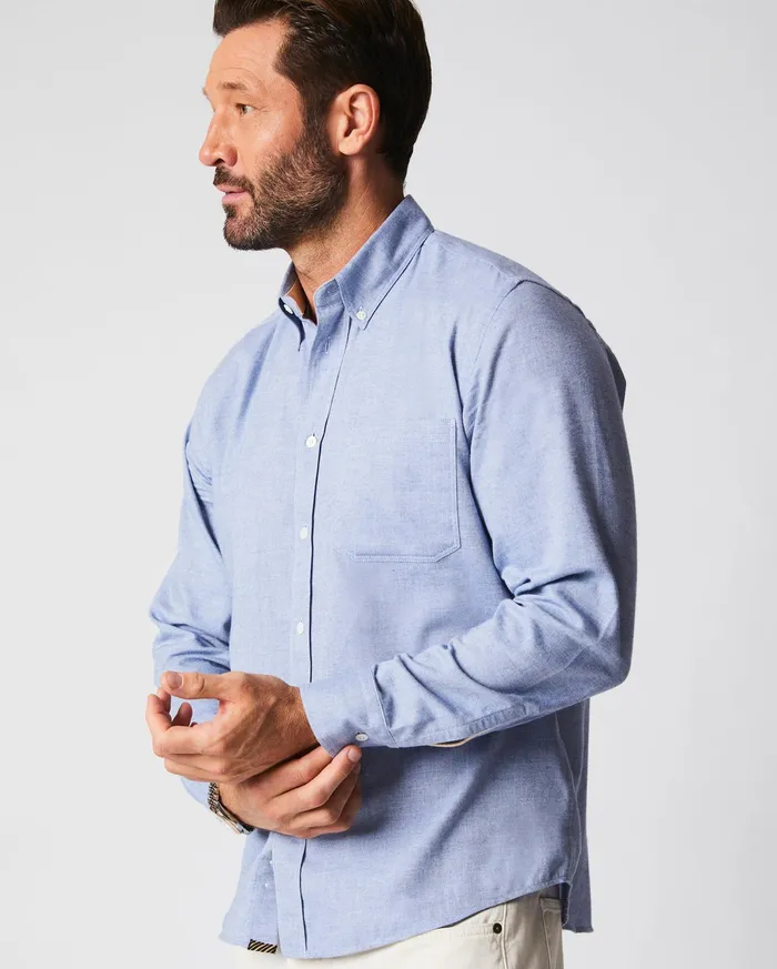 Men Tuscumbia Classic Shirt Light Blue Billy Reid Shirting