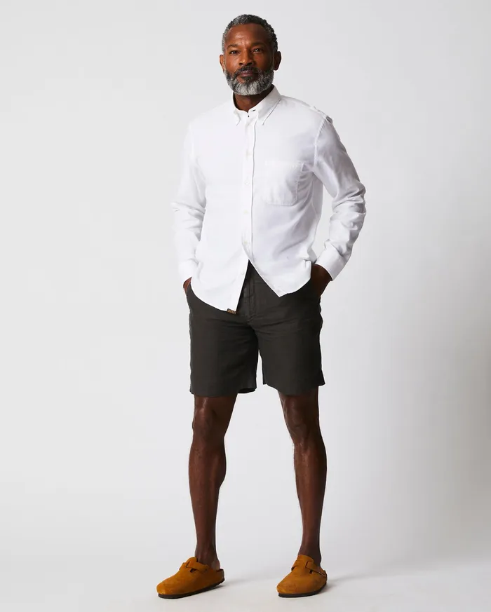 Men Tuscumbia Classic Shirt White Billy Reid Shirting