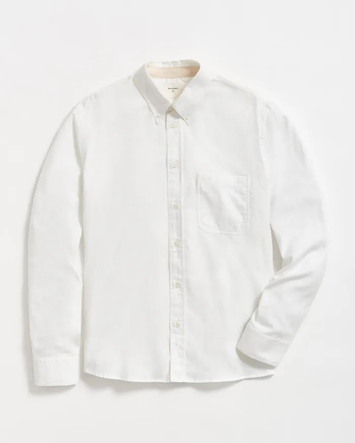 Men Tuscumbia Classic Shirt White Billy Reid Shirting