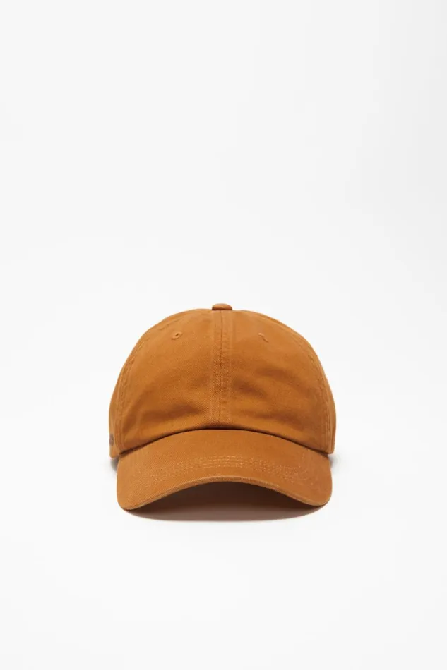 Men Twill Cap Toffee Brown Acne Studios Hats