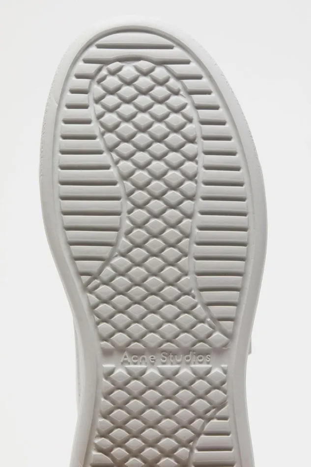 Men Velcro Strap Platform Sneakers Optic Whiteoptic White Acne Studios Face Collection