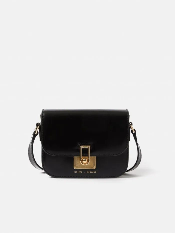 Meret Crossbody Black Women Jigsaw Leather