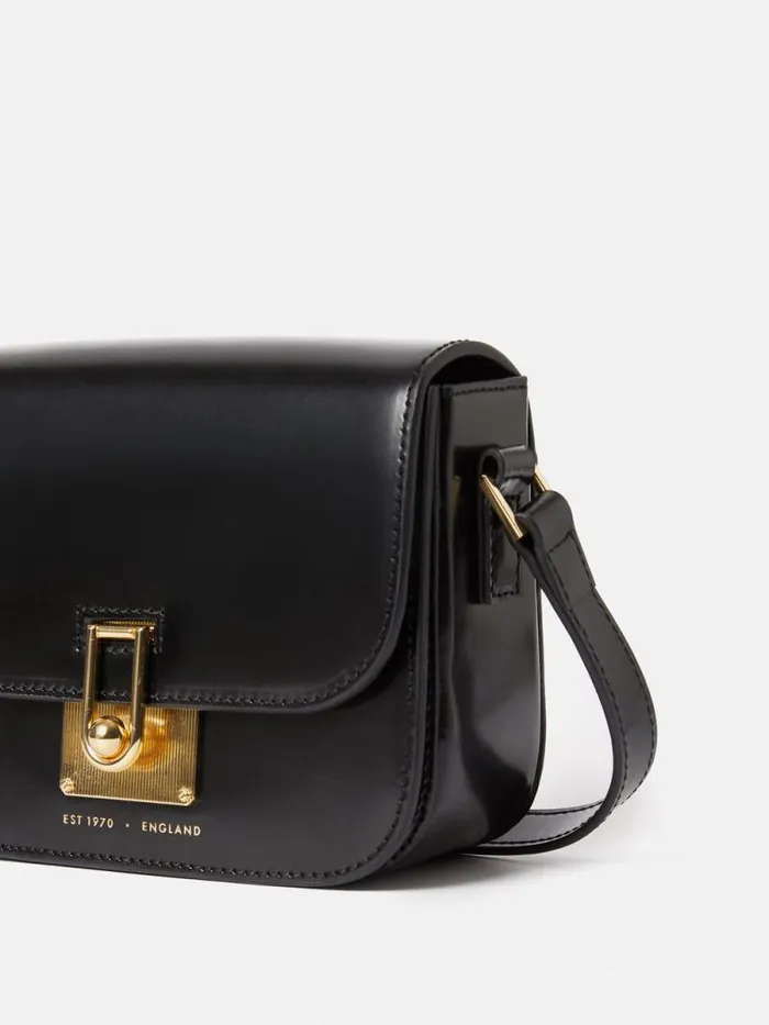 Meret Crossbody Black Women Jigsaw Leather