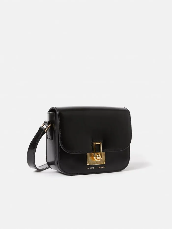 Meret Crossbody Black Women Jigsaw Leather