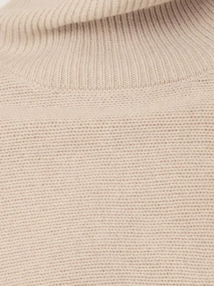 Merino Poncho Jumper Cream Women Jigsaw Knitwear and Cashmere
