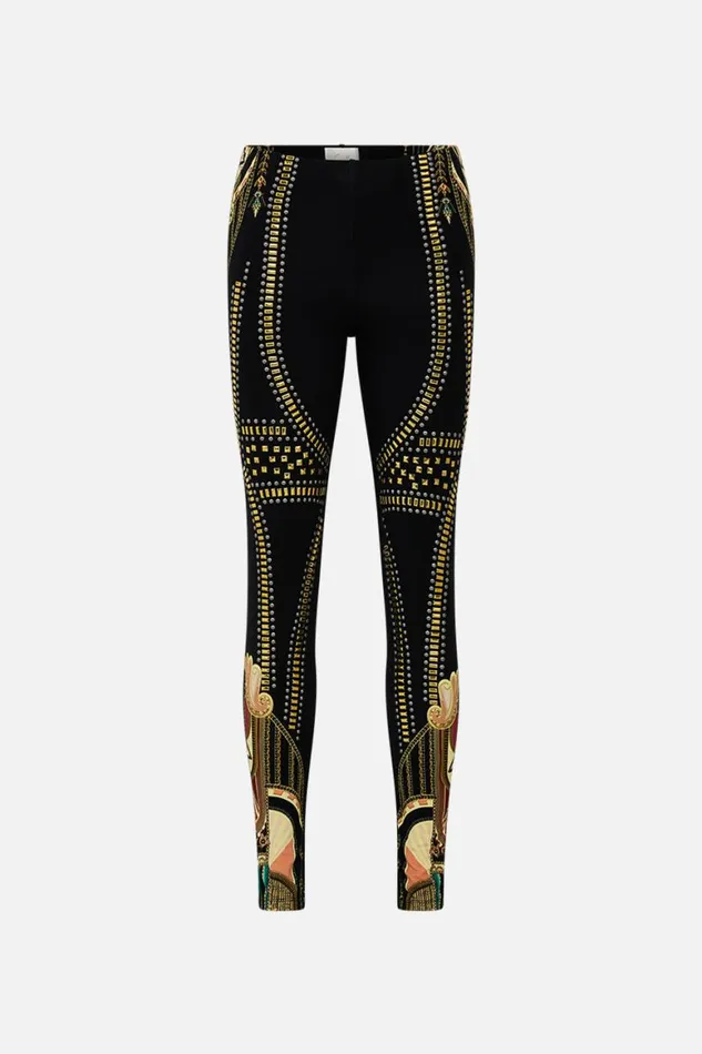 METAL HOTFIX EMBELLISHED LEGGINGS THEY CALLED HER NEFERTARI They Called Her Nefertari Womens Camilla Leggings