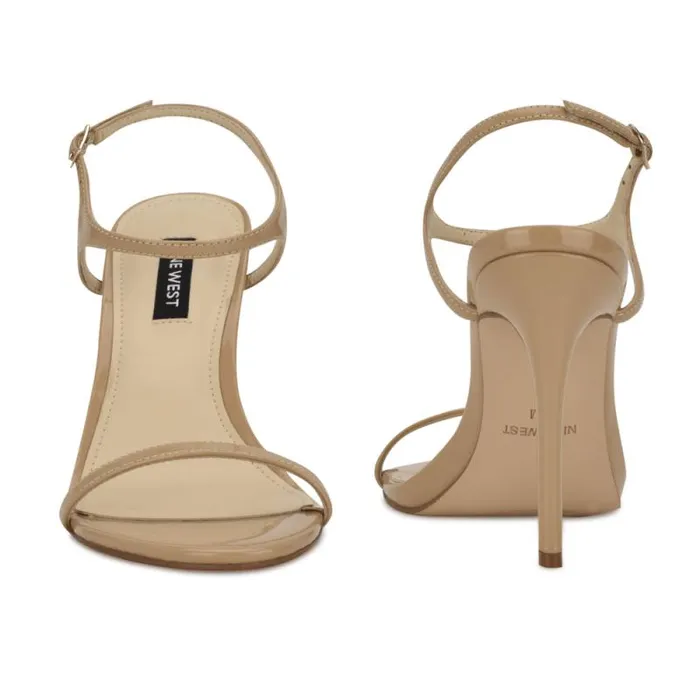 Miami Ankle Strap Sandals Light Natural Women Nine West Heels Miami Ankle Strap Sandals Light Natural Women Nine West Heels