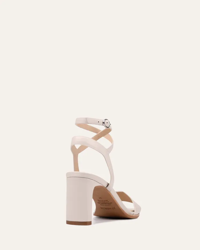 MID HEELS jomercer Women Natsu mid heel sandals bone leather MID HEELS jomercer Women Natsu mid heel sandals bone leather