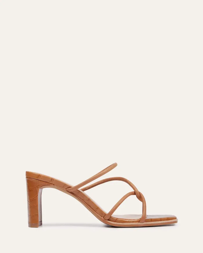 MID HEELS Women Novi mid heel sandals tan leather jomercer