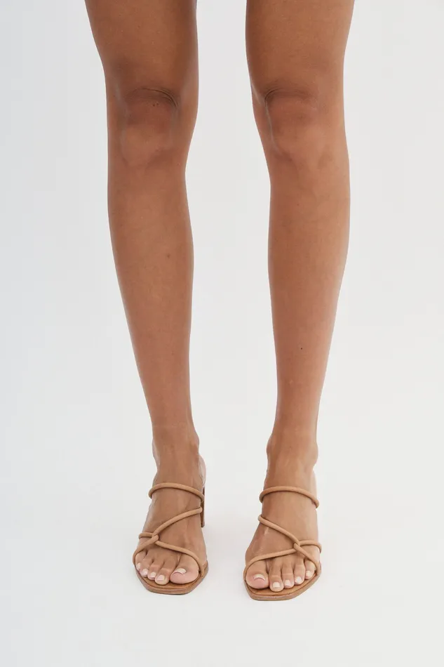 MID HEELS Women Novi mid heel sandals tan leather jomercer MID HEELS Women Novi mid heel sandals tan leather jomercer