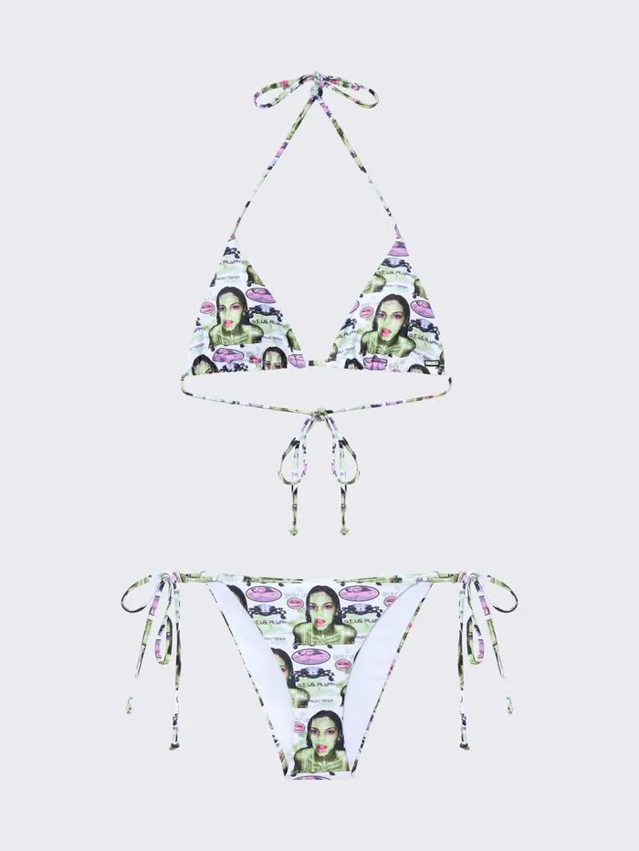 Minga X Pepela NYC Triangle Bikini Top Women Minga London Swimwear