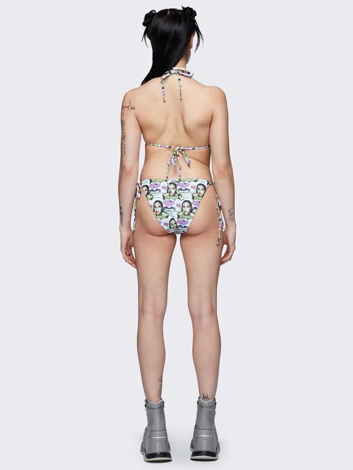 Minga X Pepela NYC Triangle Bikini Top Women Minga London Swimwear
