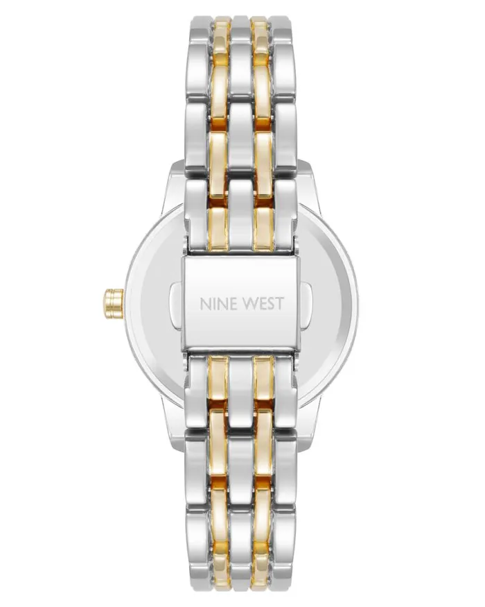 Mini Boyfriend Watch Twotone Women Nine West Straps Mini Boyfriend Watch Twotone Women Nine West Straps