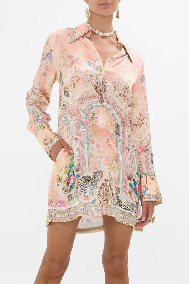 MINI SHIRT DRESS THE JEWELLERY PALACE The Jewellery Palace Womens Camilla Dresses