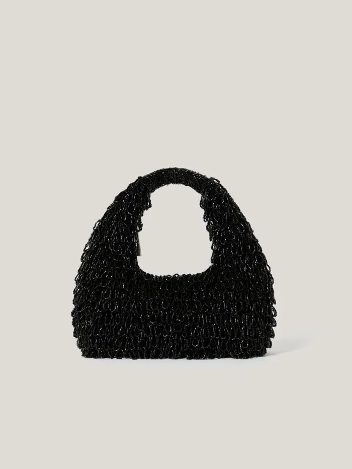 Mini Tay Beaded Bag Black Women Jigsaw Bags