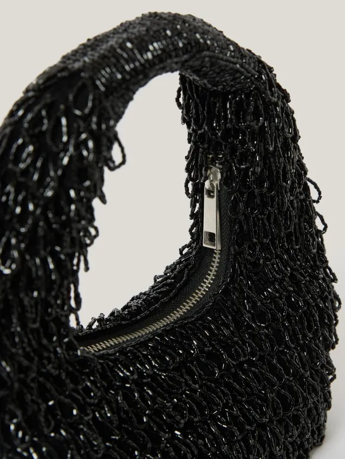 Mini Tay Beaded Bag Black Women Jigsaw Bags