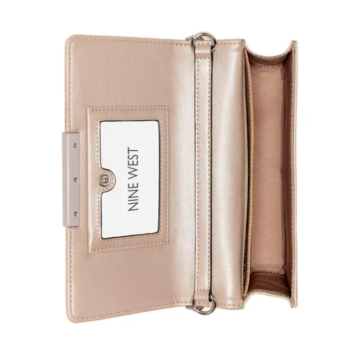 Mirabella Phone Chain Crossbody Champagne Women Nine West Crossbody Mirabella Phone Chain Crossbody Champagne Women Nine West Crossbody