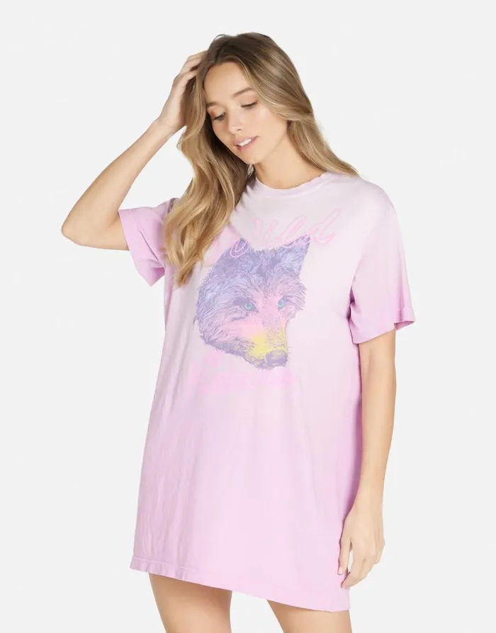 Misty Wild Wolf Rose Ombre Women Lauren Moshi Dresses