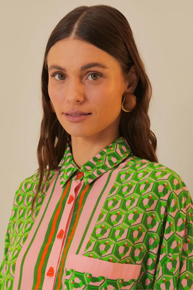 Mixed Cashew Scarf Romper Women FARM Rio Rompers