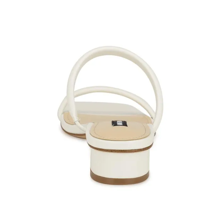 Morella Slide Sandals White Women Nine West Sandals Morella Slide Sandals White Women Nine West Sandals
