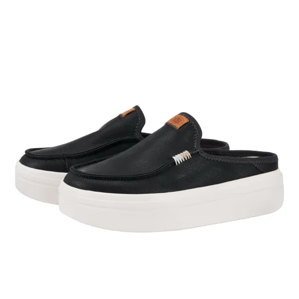 Mules heydude Apparel Austin Lift Leather Women Black