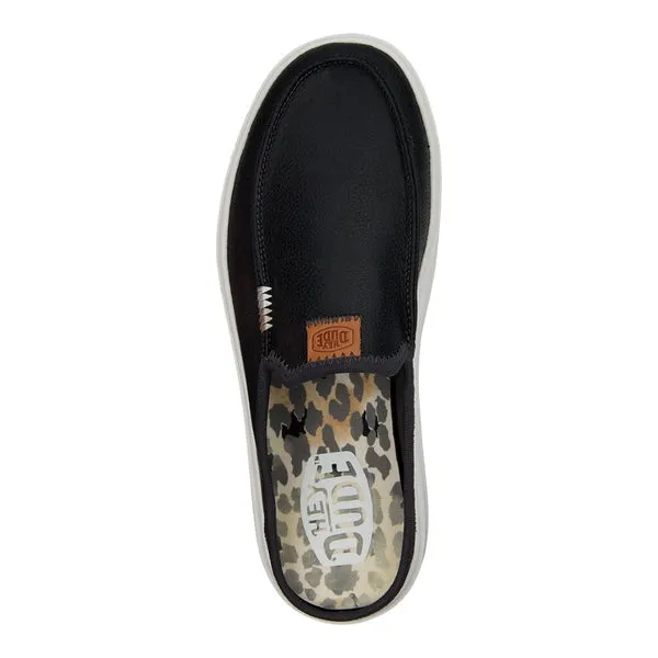 Mules heydude Apparel Austin Lift Leather Women Black