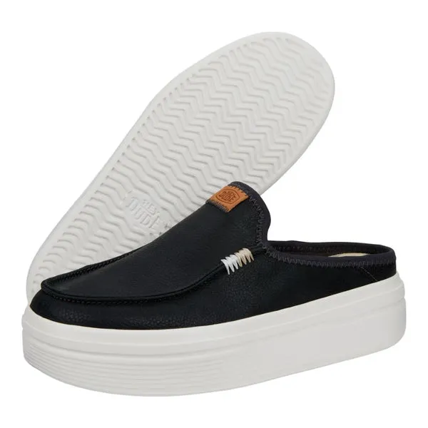 Mules heydude Apparel Austin Lift Leather Women Black
