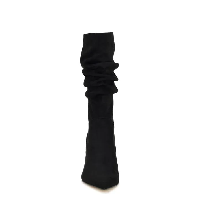 Mycki Dress Boots Black Women Nine West Boots and Booties Mycki Dress Boots Black Women Nine West Boots and Booties
